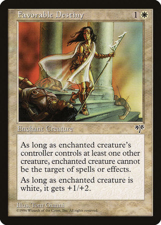 Favorable Destiny [Mirage] | Cards and Coasters CA