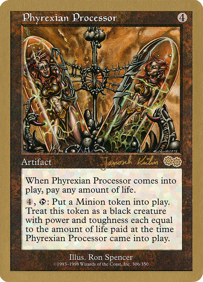 Phyrexian Processor (Janosch Kuhn) [World Championship Decks 2000] | Cards and Coasters CA