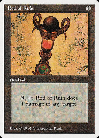 Rod of Ruin [Summer Magic / Edgar] | Cards and Coasters CA