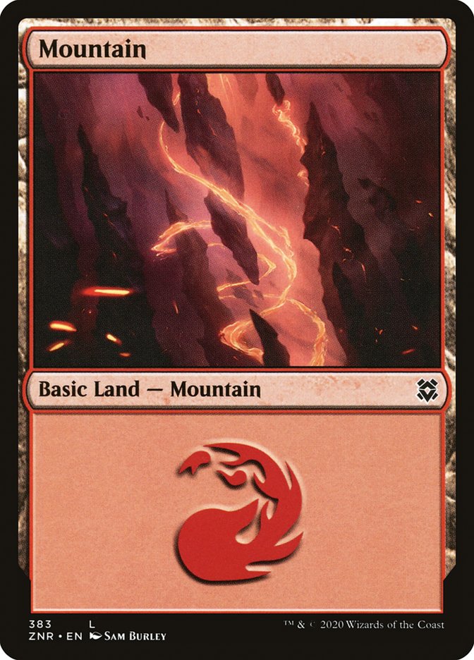 Mountain (383) [Zendikar Rising] | Cards and Coasters CA