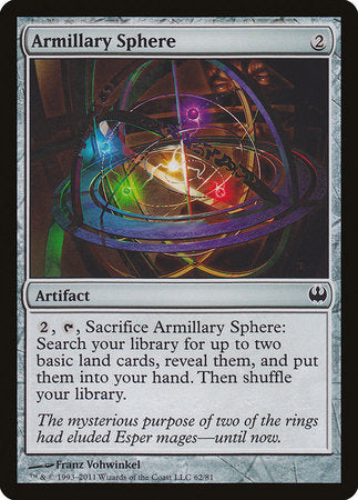 Armillary Sphere [Duel Decks: Knights vs. Dragons] | Cards and Coasters CA