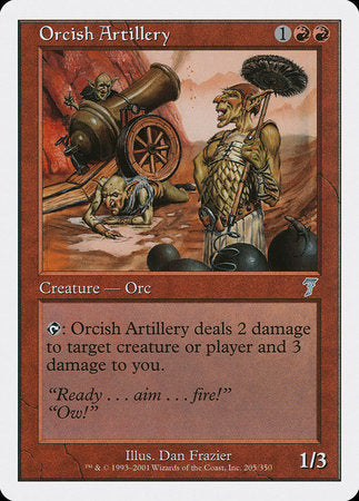 Orcish Artillery [Seventh Edition] | Cards and Coasters CA