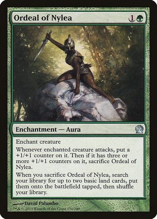 Ordeal of Nylea [Theros] | Cards and Coasters CA