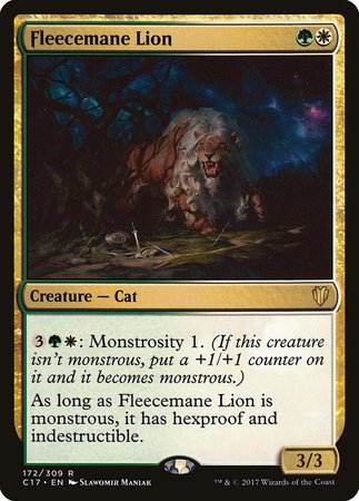 Fleecemane Lion [Commander 2017] | Cards and Coasters CA