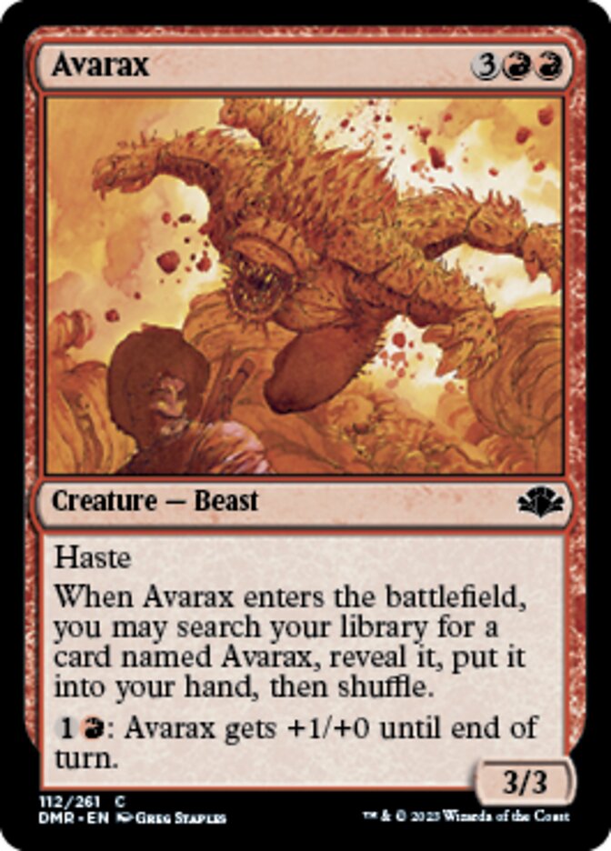 Avarax [Dominaria Remastered] | Cards and Coasters CA