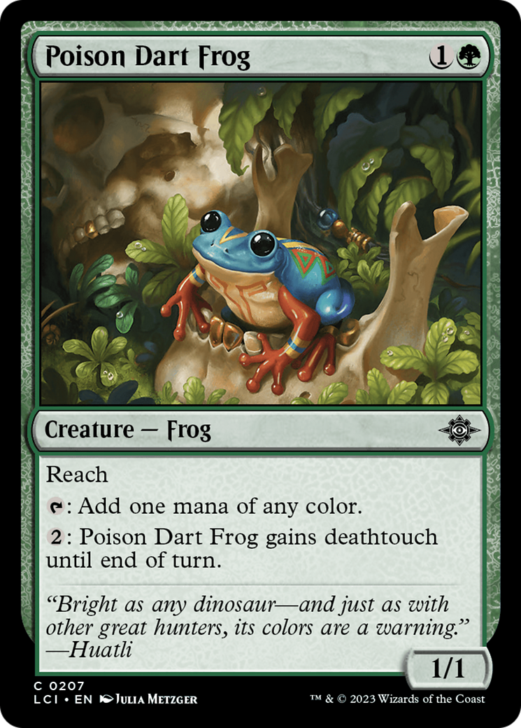Poison Dart Frog [The Lost Caverns of Ixalan] | Cards and Coasters CA