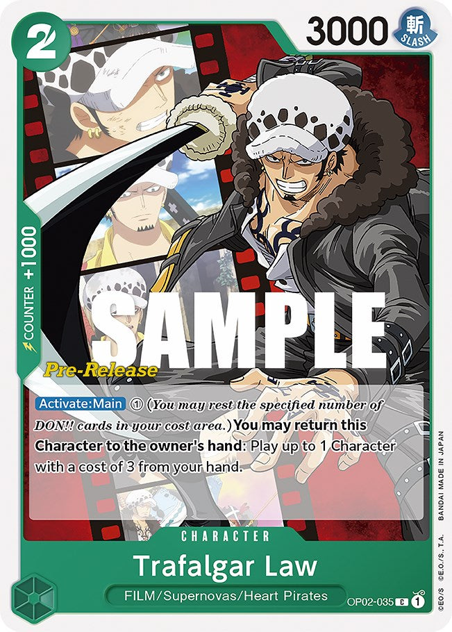 Trafalgar Law [Paramount War Pre-Release Cards] | Cards and Coasters CA