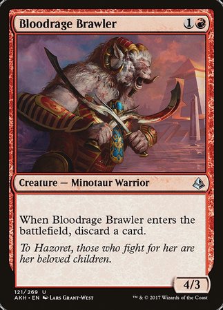 Bloodrage Brawler [Amonkhet] | Cards and Coasters CA