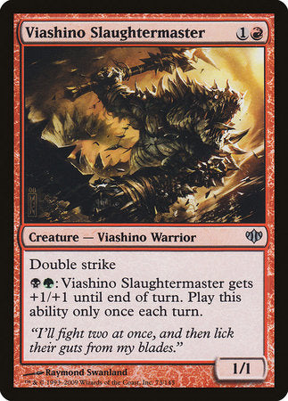 Viashino Slaughtermaster [Conflux] | Cards and Coasters CA