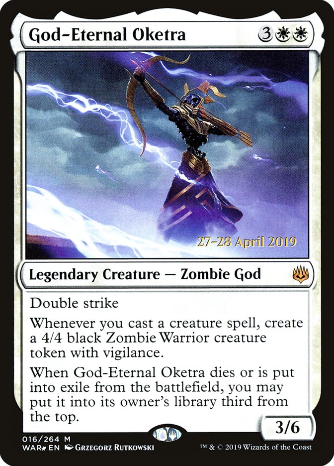 God-Eternal Oketra  [War of the Spark Prerelease Promos] | Cards and Coasters CA