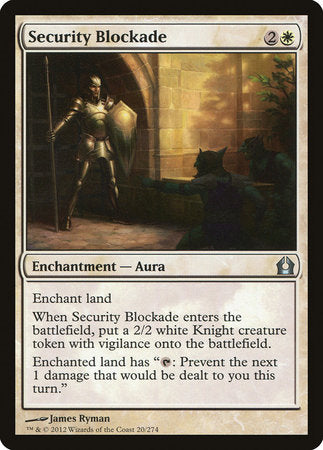 Security Blockade [Return to Ravnica] | Cards and Coasters CA