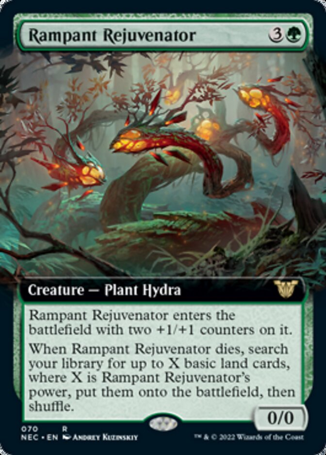 Rampant Rejuvenator (Extended) [Kamigawa: Neon Dynasty Commander] | Cards and Coasters CA