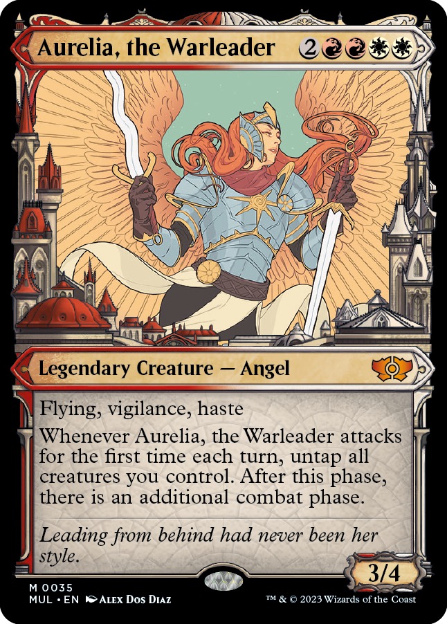 Aurelia, the Warleader [Multiverse Legends] | Cards and Coasters CA