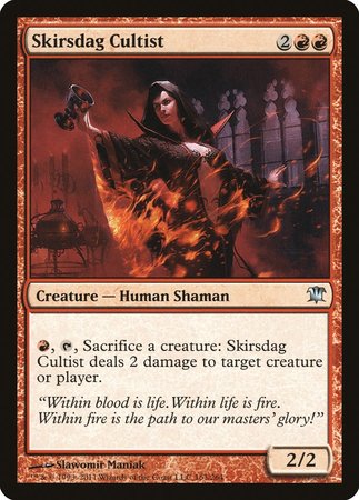 Skirsdag Cultist [Innistrad] | Cards and Coasters CA