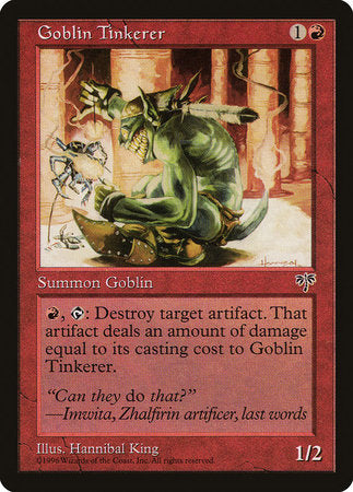 Goblin Tinkerer [Mirage] | Cards and Coasters CA