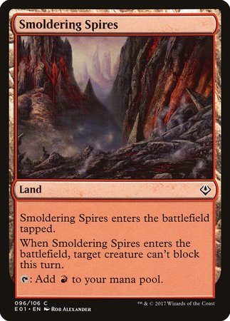 Smoldering Spires [Archenemy: Nicol Bolas] | Cards and Coasters CA