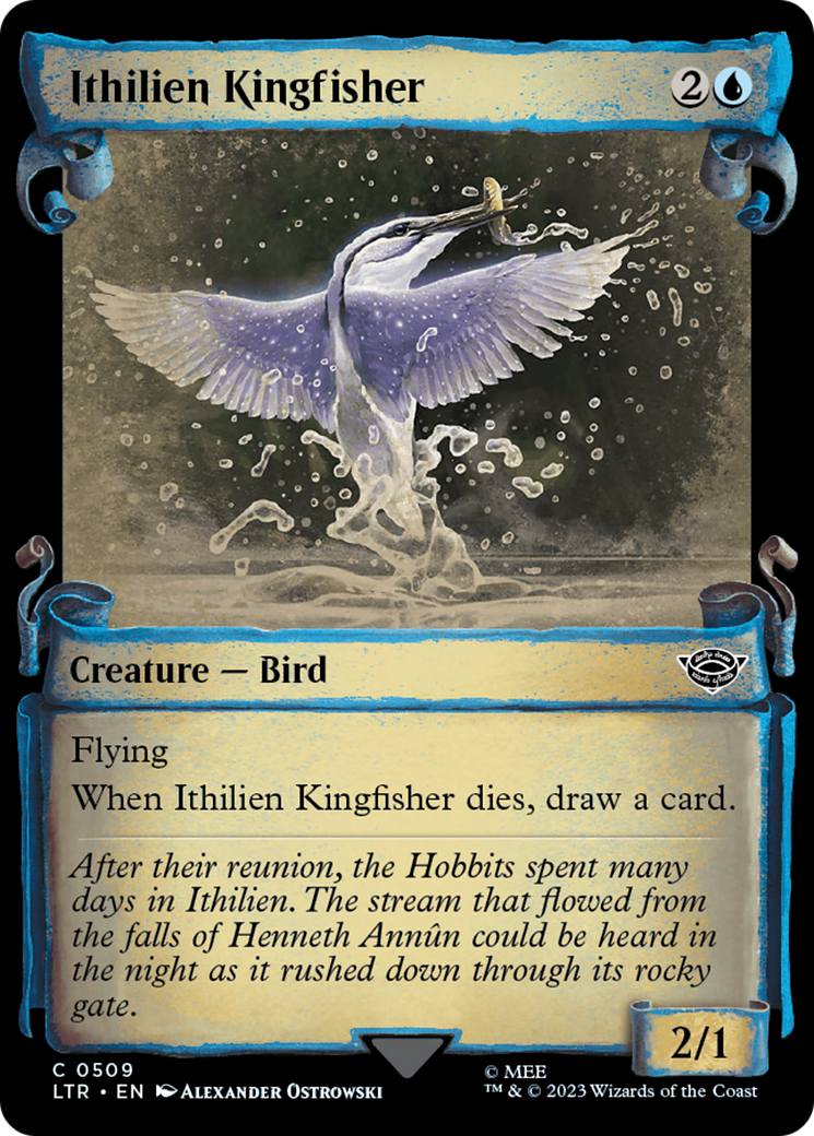 Ithilien Kingfisher [The Lord of the Rings: Tales of Middle-Earth Showcase Scrolls] | Cards and Coasters CA