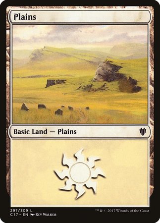 Plains (297) [Commander 2017] | Cards and Coasters CA