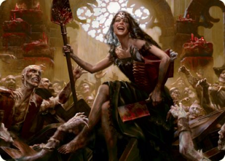 Gisa, Glorious Resurrector Art Card [Innistrad: Midnight Hunt Art Series] | Cards and Coasters CA