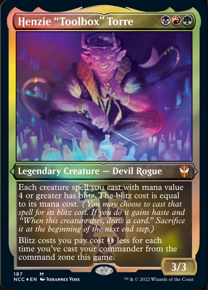 Henzie "Toolbox" Torre (Display Commander) [Streets of New Capenna Commander] | Cards and Coasters CA