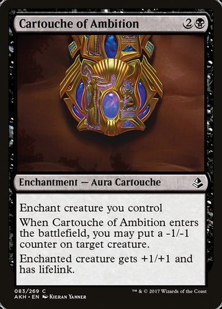 Cartouche of Ambition [Amonkhet] | Cards and Coasters CA