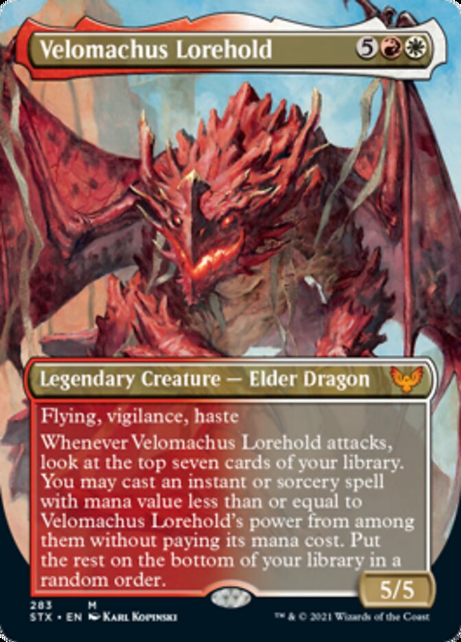 Velomachus Lorehold (Extended) [Strixhaven: School of Mages] | Cards and Coasters CA