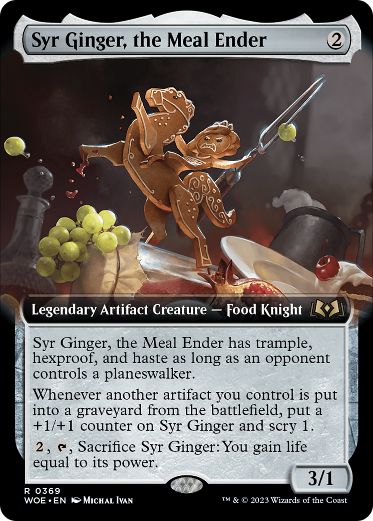 Syr Ginger, the Meal Ender (Extended Art) [Wilds of Eldraine] | Cards and Coasters CA