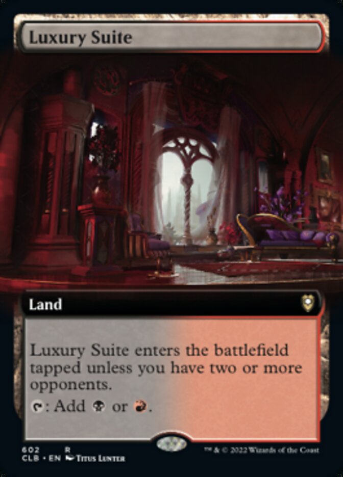 Luxury Suite (Extended Art) [Commander Legends: Battle for Baldur's Gate] | Cards and Coasters CA