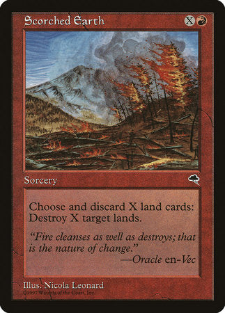 Scorched Earth [Tempest] | Cards and Coasters CA