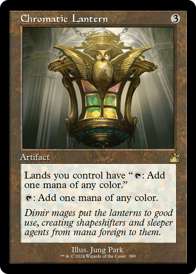 Chromatic Lantern (Retro Frame) [Ravnica Remastered] | Cards and Coasters CA