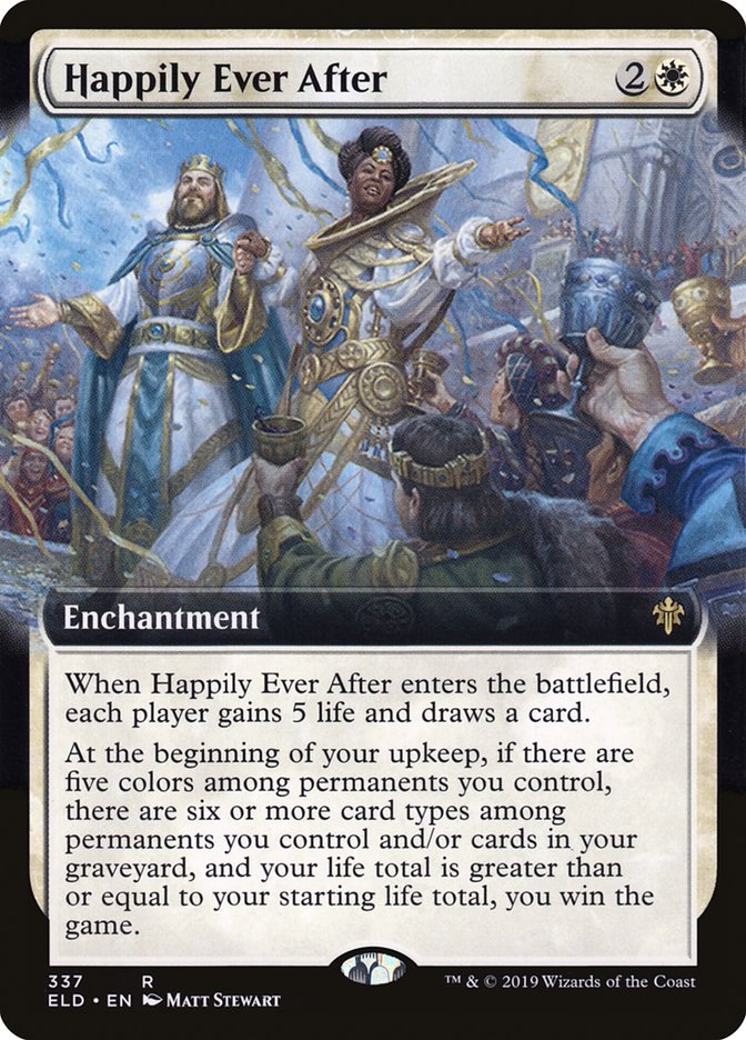 Happily Ever After (Extended Art) [Throne of Eldraine] | Cards and Coasters CA