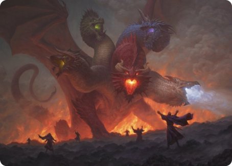 Tiamat Art Card [Dungeons & Dragons: Adventures in the Forgotten Realms Art Series] | Cards and Coasters CA