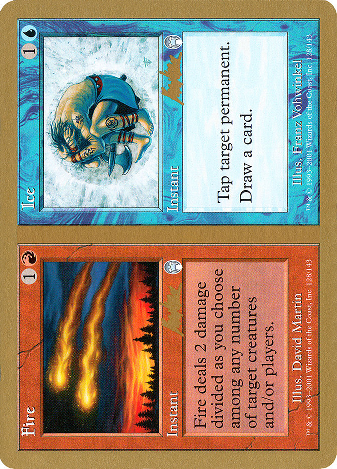 Fire // Ice (Brian Kibler) [World Championship Decks 2002] | Cards and Coasters CA