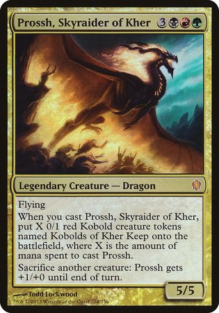 Prossh, Skyraider of Kher (Commander 2013) [Commander 2013 Oversized] | Cards and Coasters CA