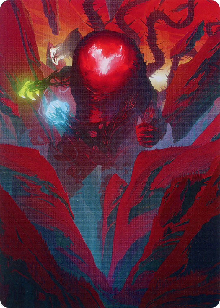 Omnath, Locus of All Art Card (62) [March of the Machine Art Series] | Cards and Coasters CA