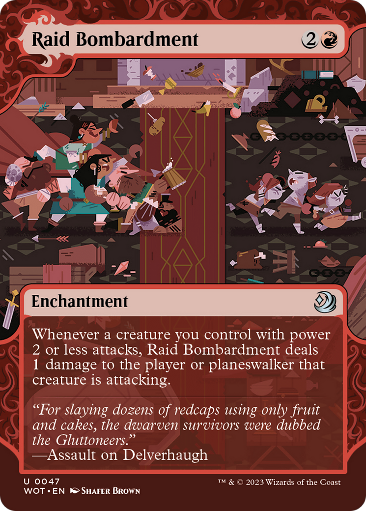 Raid Bombardment [Wilds of Eldraine: Enchanting Tales] | Cards and Coasters CA