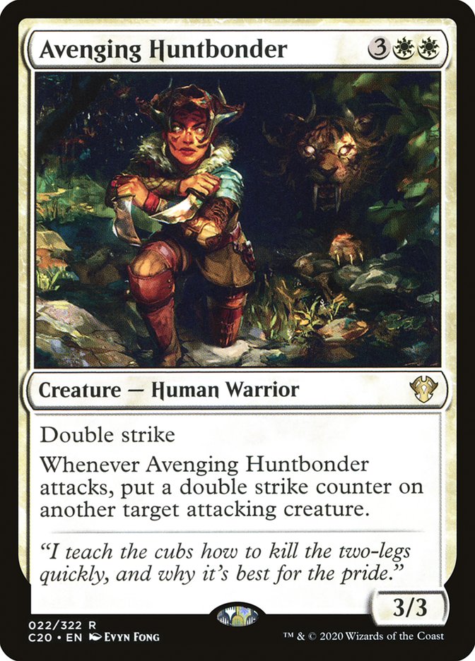 Avenging Huntbonder [Commander 2020] | Cards and Coasters CA