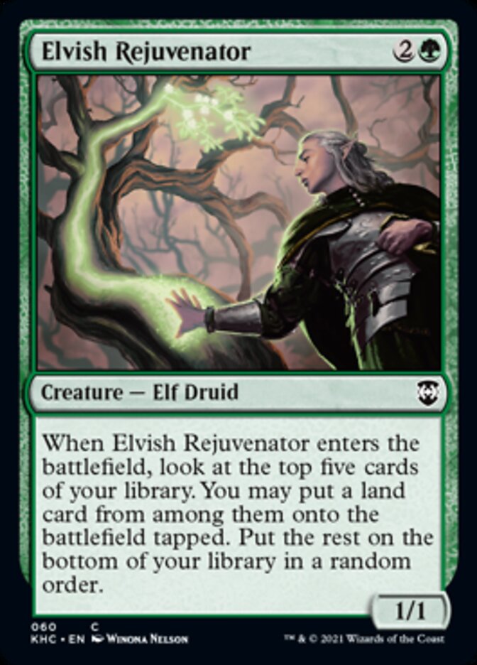 Elvish Rejuvenator [Kaldheim Commander] | Cards and Coasters CA