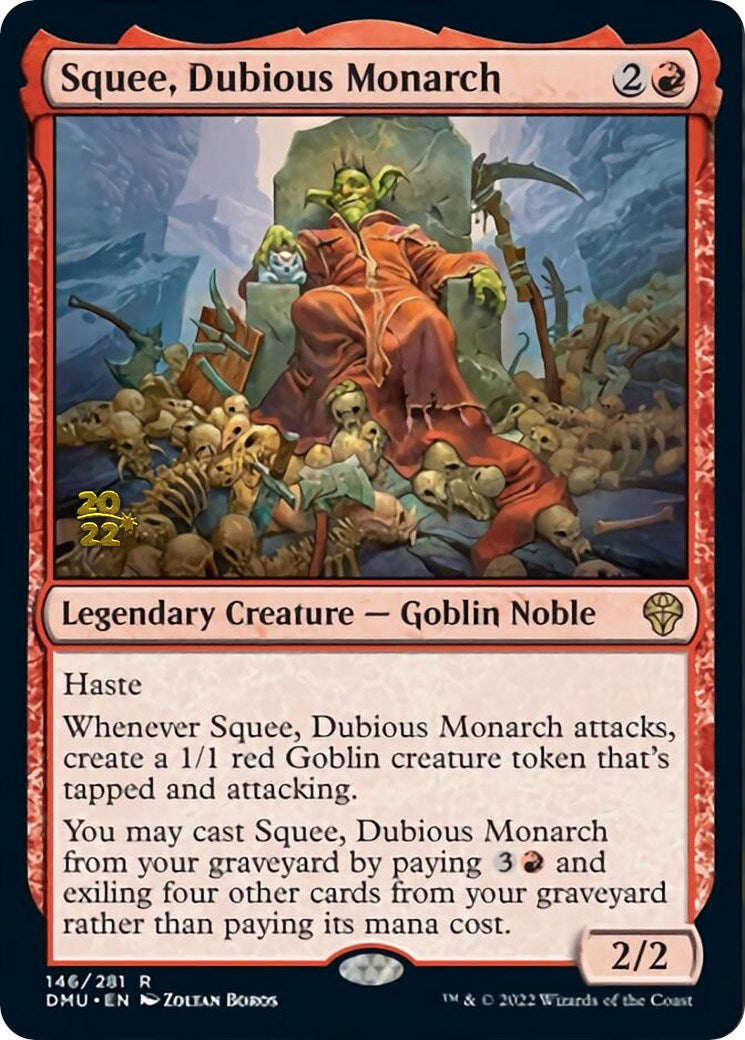 Squee, Dubious Monarch [Dominaria United Prerelease Promos] | Cards and Coasters CA