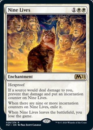 Nine Lives [Core Set 2021] | Cards and Coasters CA