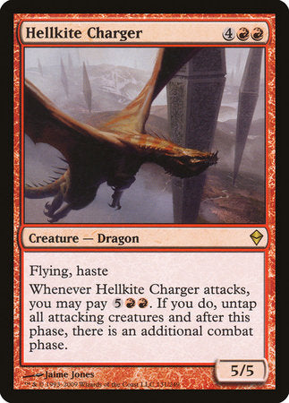 Hellkite Charger [Zendikar] | Cards and Coasters CA