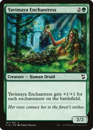 Yavimaya Enchantress [Commander 2018] | Cards and Coasters CA