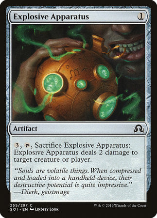 Explosive Apparatus [Shadows over Innistrad] | Cards and Coasters CA