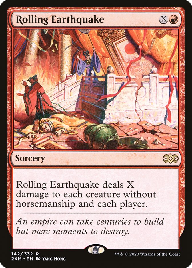 Rolling Earthquake [Double Masters] | Cards and Coasters CA