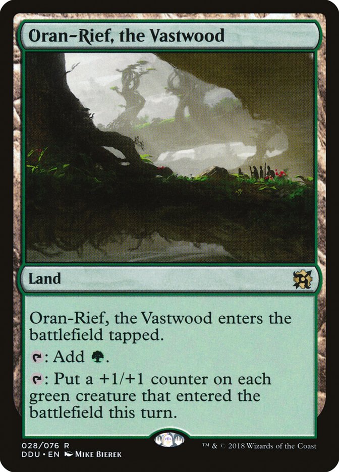Oran-Rief, the Vastwood [Duel Decks: Elves vs. Inventors] | Cards and Coasters CA