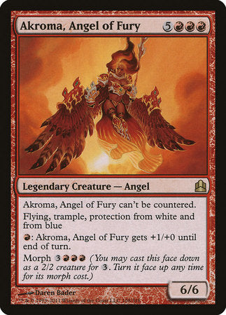 Akroma, Angel of Fury [Commander 2011] | Cards and Coasters CA