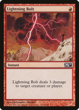 Lightning Bolt [Magic 2011] | Cards and Coasters CA