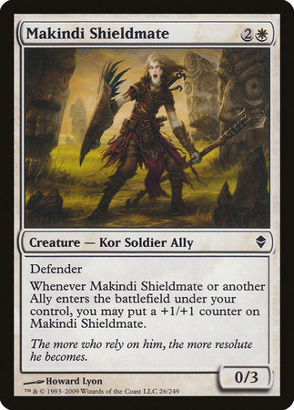 Makindi Shieldmate [Zendikar] | Cards and Coasters CA