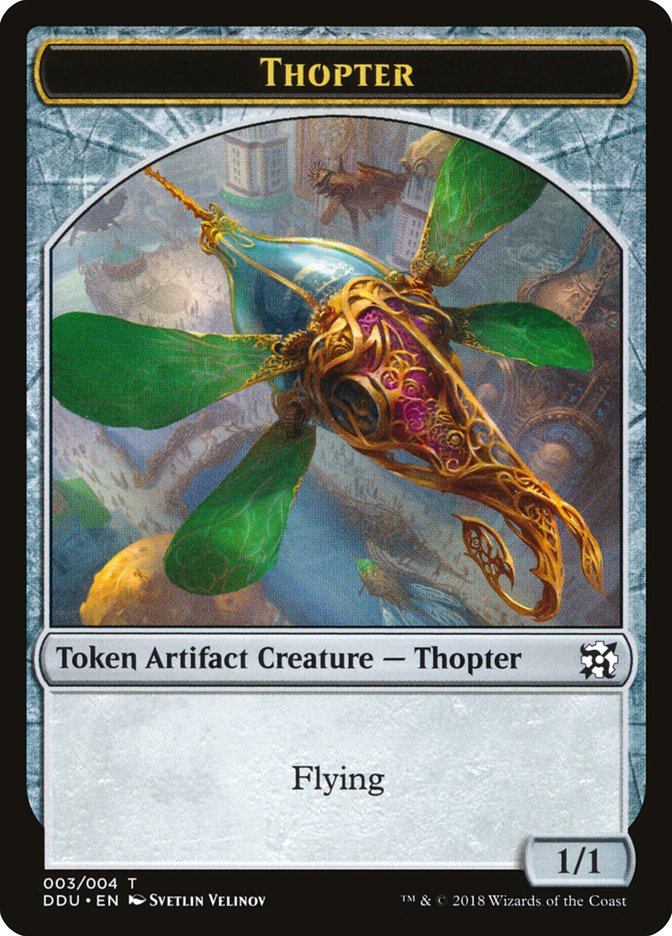 Thopter (003/004) [Duel Decks: Elves vs. Inventors Tokens] | Cards and Coasters CA