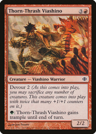 Thorn-Thrash Viashino [Shards of Alara] | Cards and Coasters CA